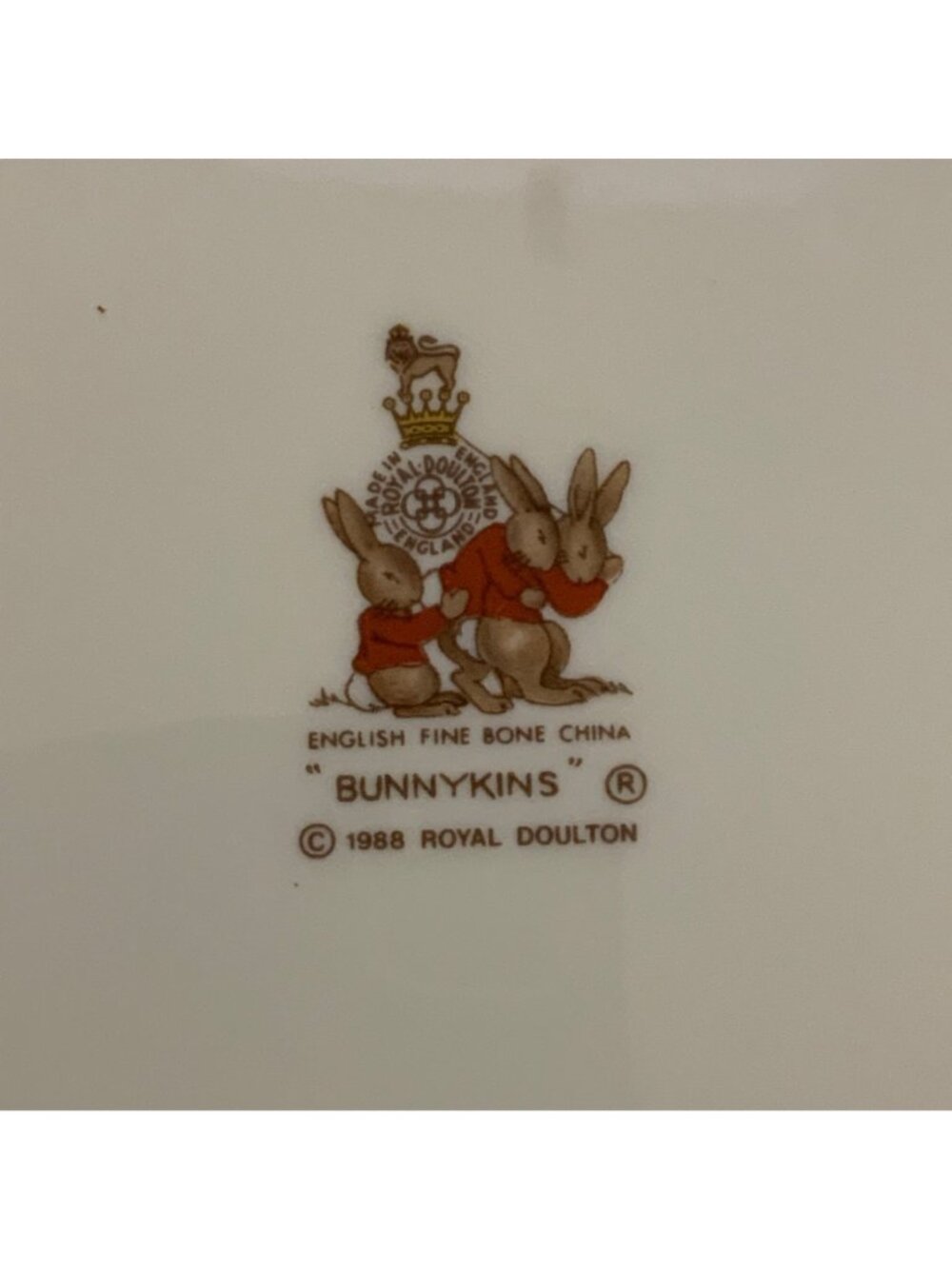 Royal Doulton Bunnykins Childrens Bone China Dinnerware Set Bowl Plate Mug 1988 - Picture 5 of 13
